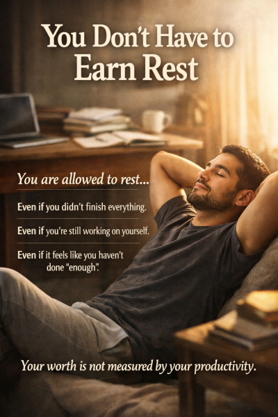Mental Health Mondays - You Don’t Have to Earn Rest